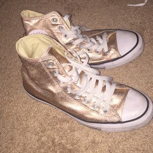 Rose gold converse